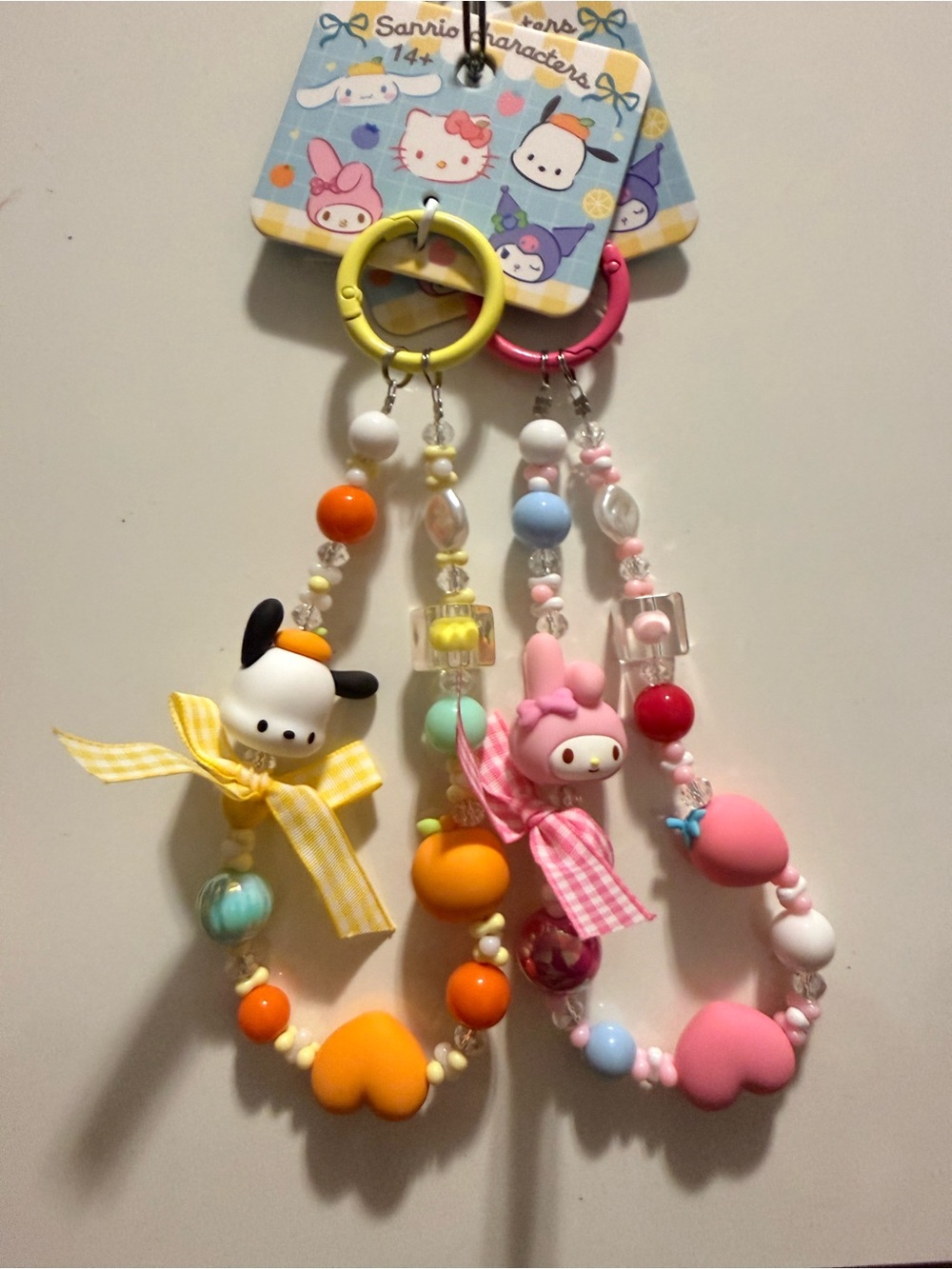 Sanrio licensed Key/phone/bag charms